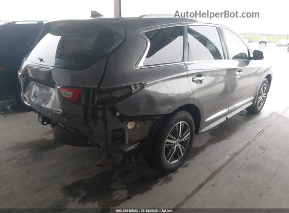 5N1DL0MN8HC501528 2017 INFINITI QX60 Gray Rear right