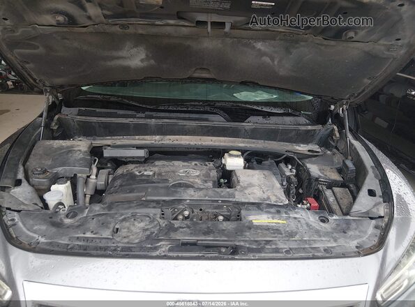5N1DL0MN8HC501528 2017 INFINITI QX60 Gray Rear view