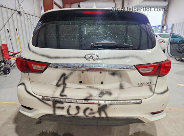 5N1DL0MN8HC502906 2017 INFINITI QX60 Белый Вид сзади