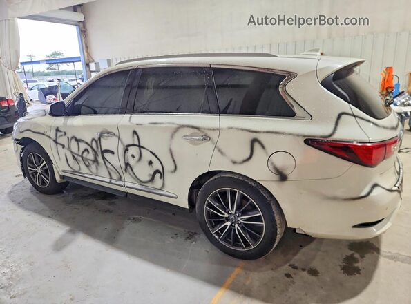5N1DL0MN8HC502906 2017 INFINITI QX60 Белый Задняя левая четверть