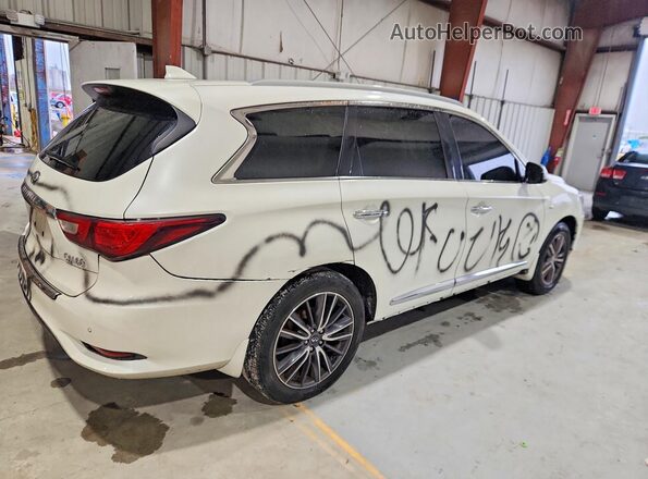 5N1DL0MN8HC502906 2017 INFINITI QX60 Белый Задняя правая четверть