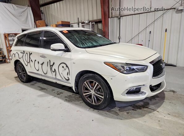 5N1DL0MN8HC502906 2017 INFINITI QX60 Белый Передняя правая четверть