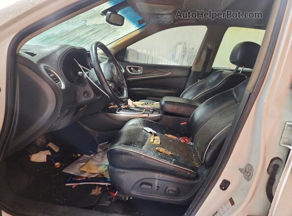 5N1DL0MN8HC502906 2017 INFINITI QX60 Белый Вид салона спереди