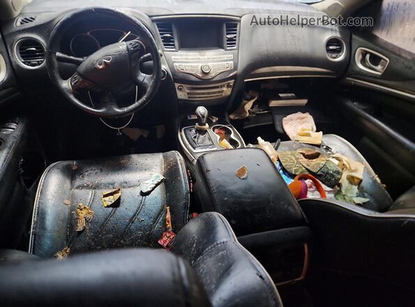 5N1DL0MN8HC502906 2017 INFINITI QX60 Белый Вид панели приборов