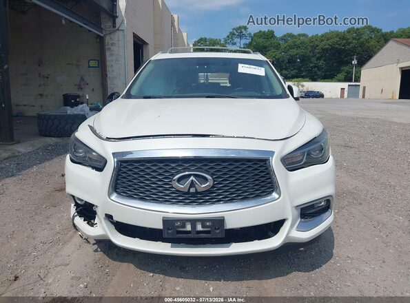 5N1DL0MN8HC507605 2017 INFINITI QX60 White Սարքավորումների վահանակի տեսք