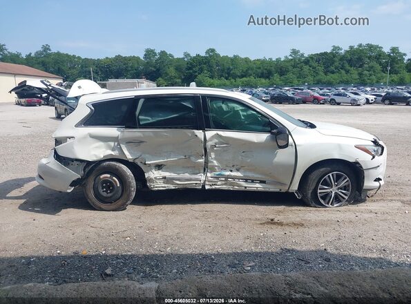 5N1DL0MN8HC507605 2017 INFINITI QX60 White Սալոնի հետևի տեսք
