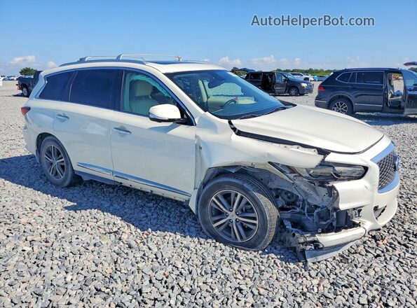 5N1DL0MN8JC501034 2018 INFINITI QX60 Белый Передняя правая четверть
