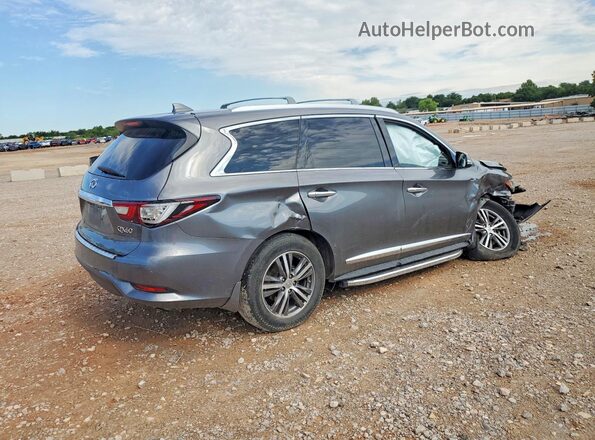 5N1DL0MN8JC507125 2018 INFINITI QX60 Gray უკანა მარჯვენა