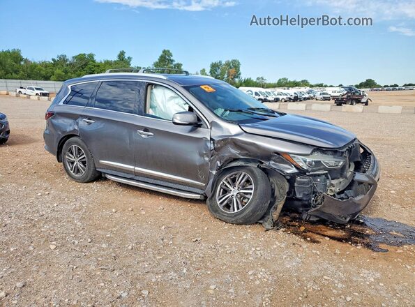 5N1DL0MN8JC507125 2018 INFINITI QX60 Gray წინა მარჯვენა