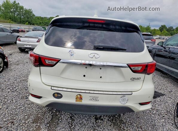 5N1DL0MN8JC511112 2018 INFINITI QX60 White Հետևի տեսք