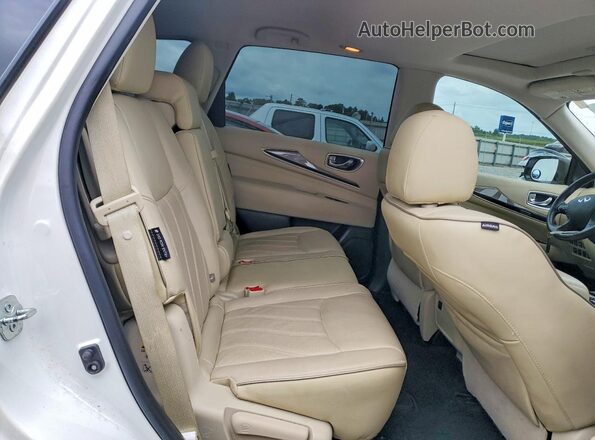 5N1DL0MN8JC511112 2018 INFINITI QX60 White Սալոնի հետևի տեսք