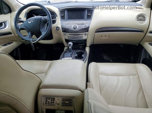 5N1DL0MN8JC511112 2018 INFINITI QX60 White Առջևի վահանակի տեսք