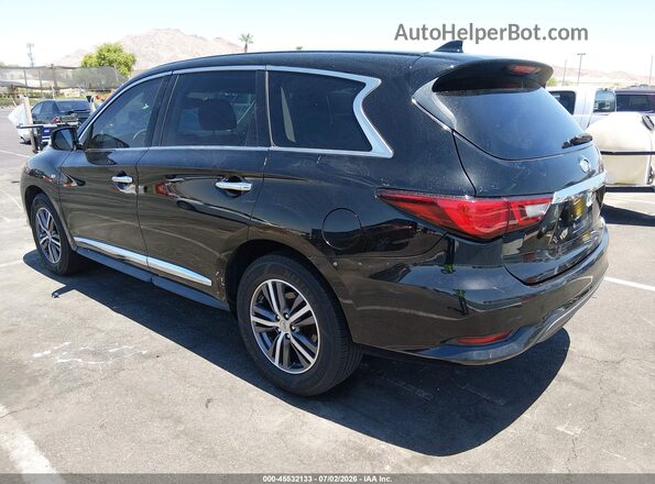 5N1DL0MN8JC530971 2018 INFINITI QX60 Black Tył lewy