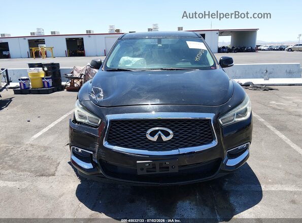 5N1DL0MN8JC530971 2018 INFINITI QX60 Black Widok wnętrza z tyłu