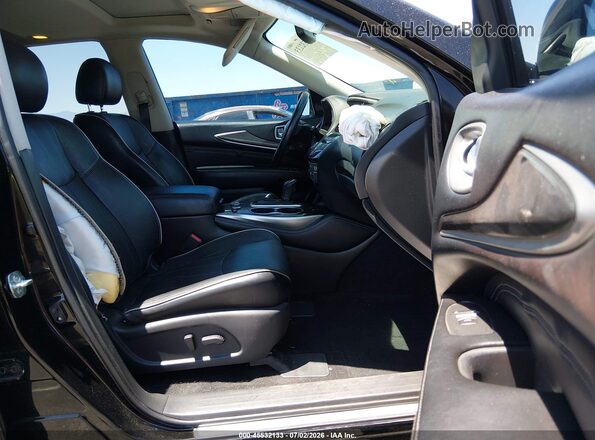 5N1DL0MN8JC530971 2018 INFINITI QX60 Black Widok wnętrza z przodu