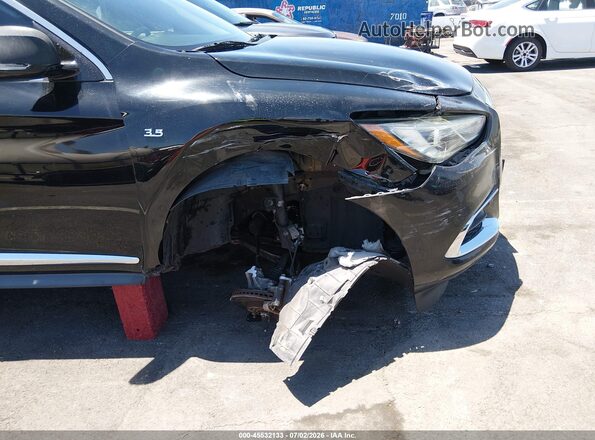 5N1DL0MN8JC530971 2018 INFINITI QX60 Black Widok z przodu