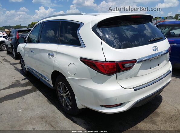 5N1DL0MN8KC520765 2019 INFINITI QX60 White უკანა მარცხენა