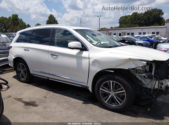 5N1DL0MN8KC520765 2019 INFINITI QX60 White სალონის 360-გრადუსიანი ხედი
