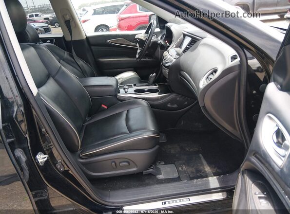 5N1DL0MN8KC521219 2019 INFINITI QX60 Черный Вид салона спереди