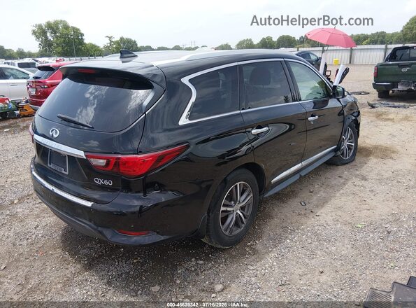 5N1DL0MN8KC521219 2019 INFINITI QX60 Черный Задняя правая четверть
