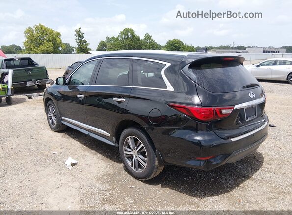5N1DL0MN8KC521219 2019 INFINITI QX60 Черный Задняя левая четверть