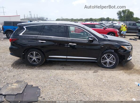 5N1DL0MN8KC521219 2019 INFINITI QX60 Черный Вид задней части салона