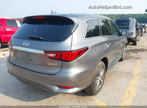 5N1DL0MN8LC529421 2020 INFINITI QX60 Gray Trasero derecho