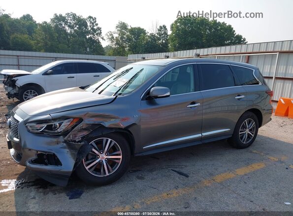5N1DL0MN8LC529421 2020 INFINITI QX60 Gray Vista frontal