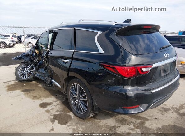 5N1DL0MN8LC530052 2020 INFINITI QX60 Black Հետևի ձախ
