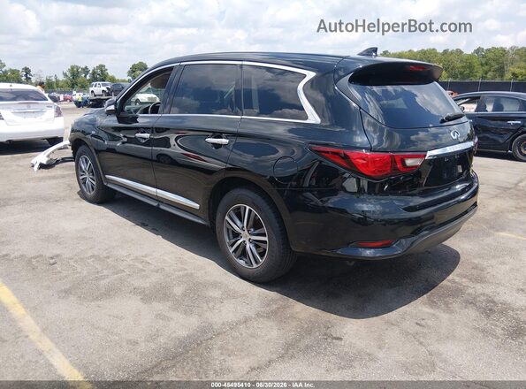 5N1DL0MN8LC532562 2020 INFINITI QX60 Black Задня ліва чверть