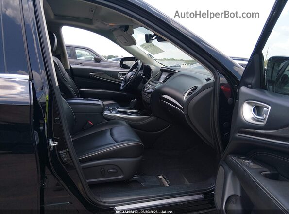 5N1DL0MN8LC532562 2020 INFINITI QX60 Black Вид салону спереду