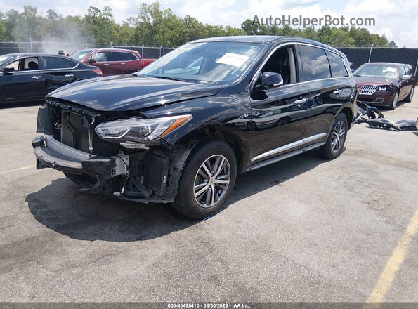 5N1DL0MN8LC532562 2020 INFINITI QX60 Black Передня ліва чверть