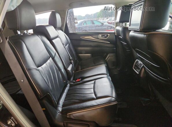 5N1DL0MN9HC520881 2017 INFINITI QX60 Black Widok wnętrza z tyłu