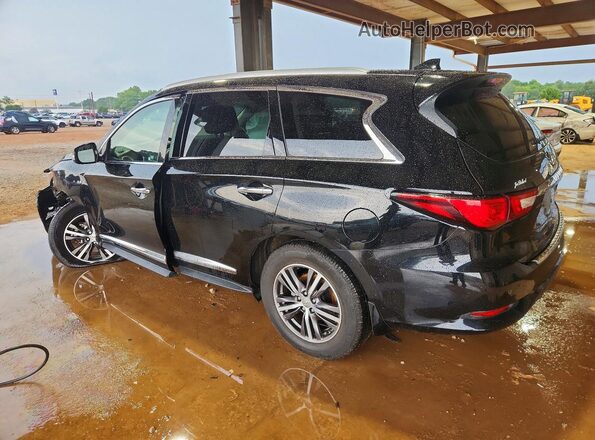 5N1DL0MN9HC520881 2017 INFINITI QX60 Black Tył lewy