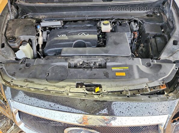 5N1DL0MN9HC520881 2017 INFINITI QX60 Black Widok komory silnika