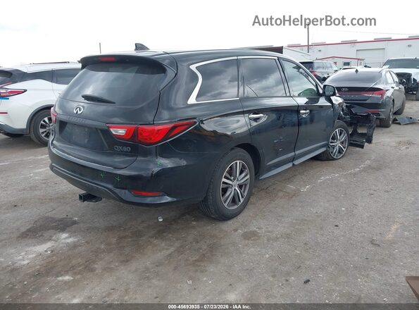 5N1DL0MN9HC551306 2017 INFINITI QX60 Черный Задняя правая четверть