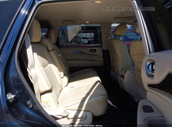 5N1DL0MN9HC560278 2017 INFINITI QX60 Dark Blue VIN sticker view