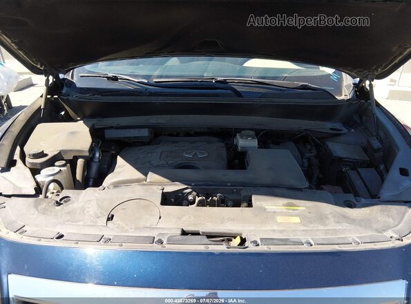 5N1DL0MN9HC560278 2017 INFINITI QX60 Dark Blue Rear view