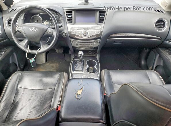 5N1DL0MN9JC522491 2018 INFINITI QX60 Gray Вид панелі приладів