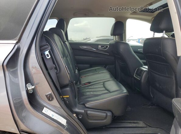 5N1DL0MN9JC522491 2018 INFINITI QX60 Gray Вид задніх сидінь