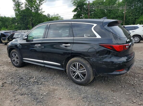 5N1DL0MN9KC551426 2019 INFINITI QX60 Black Trasero izquierdo