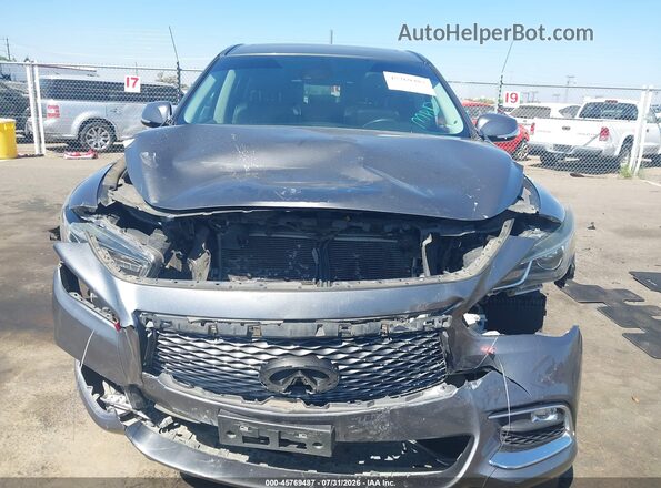 5N1DL0MN9KC567903 2019 INFINITI QX60 Gray Widok wnętrza z tyłu