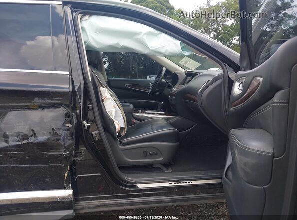 5N1DL0MN9LC514748 2020 INFINITI QX60 Black Front interior view