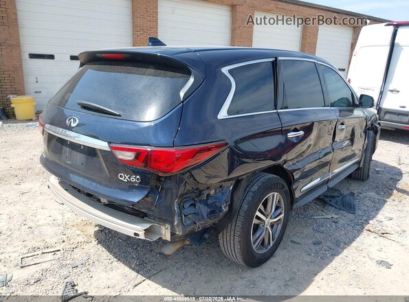 5N1DL0MN9LC537818 2020 INFINITI QX60 Dark Blue Задняя правая четверть