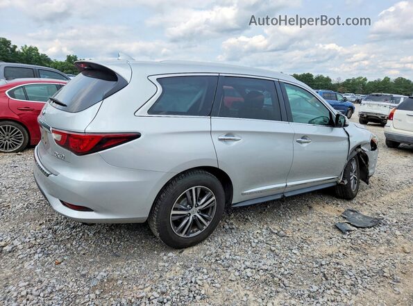 5N1DL0MNXHC513423 2017 INFINITI QX60 Silver Rear right