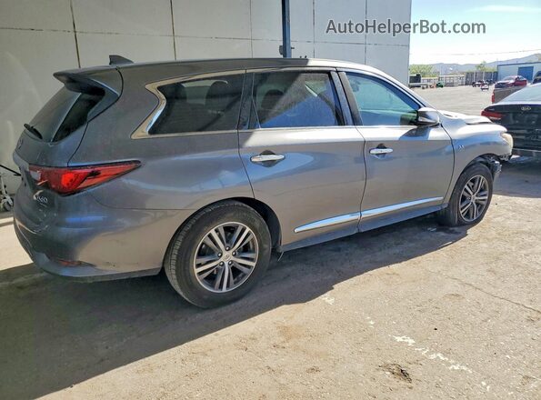 5N1DL0MNXHC515897 2017 INFINITI QX60 Gray Trasero derecho