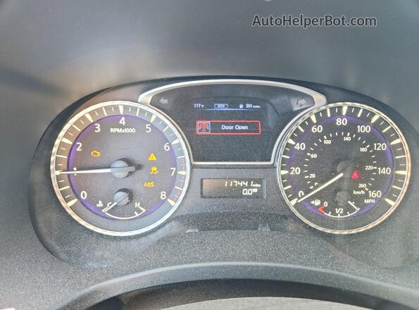 5N1DL0MNXHC515897 2017 INFINITI QX60 Gray Vista del cuadro de instrumentos