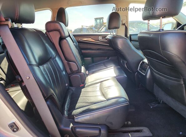 5N1DL0MNXHC523739 2017 INFINITI QX60 Серебряный Вид задней части салона