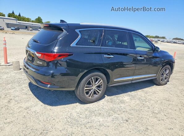 5N1DL0MNXHC544316 2017 INFINITI QX60 Black Trasero derecho