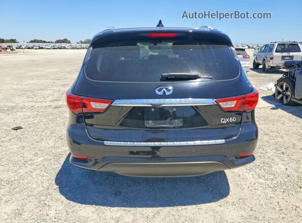 5N1DL0MNXHC544316 2017 INFINITI QX60 Black Vista trasera